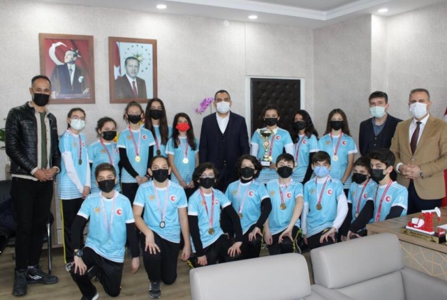 Isparta Haber: İl Birincilerinden Eğirdir İlçe Milli Eğitim Müdürlüğüne Ziyaret