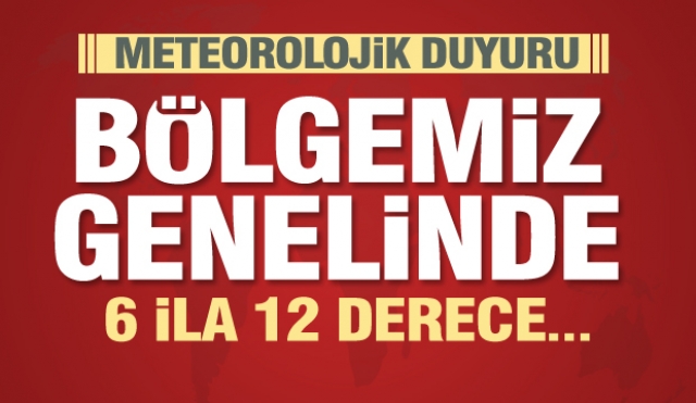 ISPARTA HABER: METEOROLOJİK DUYURU