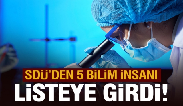 Isparta Haber:  SDÜ’den 5 Bilim İnsanı “Dünyanın En İyi Bilim İnsanları” Listesine Girdi