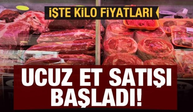 Isparta Haber: Ucuz et satışı başladı: İşte fiyatlar