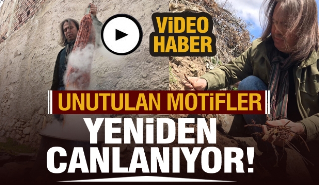 Isparta Haber: Unutulan motifler geleneksel yöntemlerle yeniden canlandırılıyor