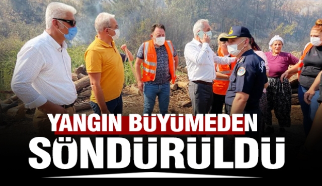 ISPARTA HABER: YANGIN BÜYÜMEDEN SÖNDÜRÜLDÜ