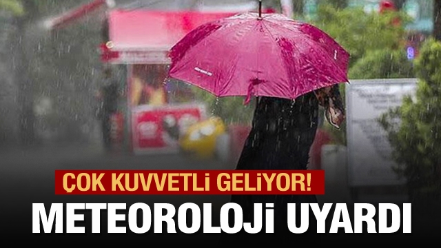 ISPARTA İÇİN METEOROLOJİK UYARI! ÇOK KUVVETLİ GELİYOR...