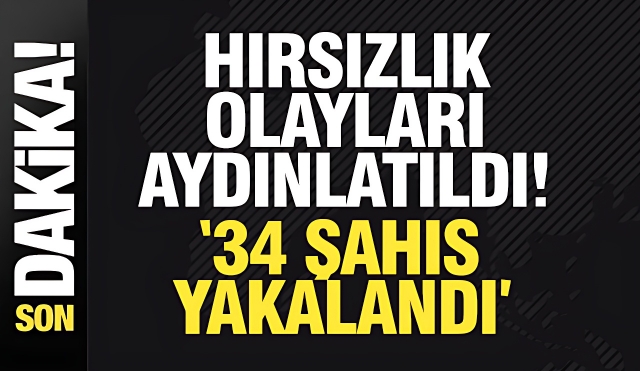 Isparta İl Emniyet Müdürlüğü Hırsızlık Olaylarını Aydınlattı!