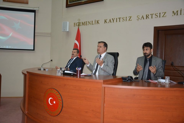 ISPARTA İL GENEL MECLİSİNDE ŞEHİTLERMİZ DUALARLA ANILDI