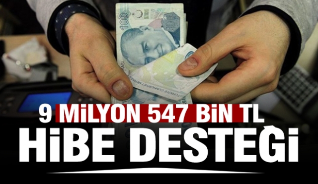 ISPARTA İL GENELİNDE 9 MİLYON 547 BİN TL HİBE DESTEĞİ VERİLECEK