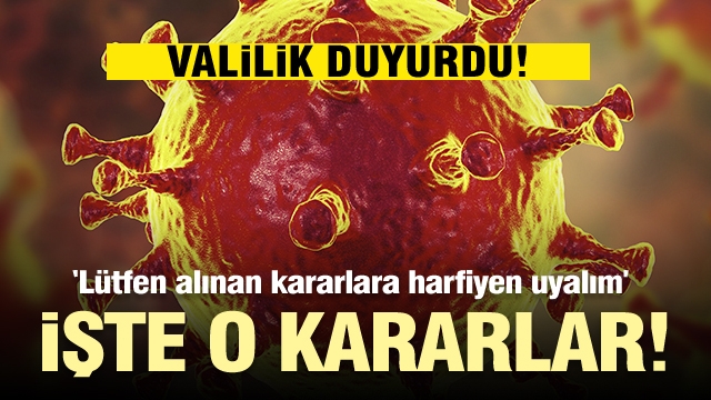 Isparta İl Hıfzıssıhha Kurulu'nun 07.04.2020 tarih ve 17 sayılı kararları