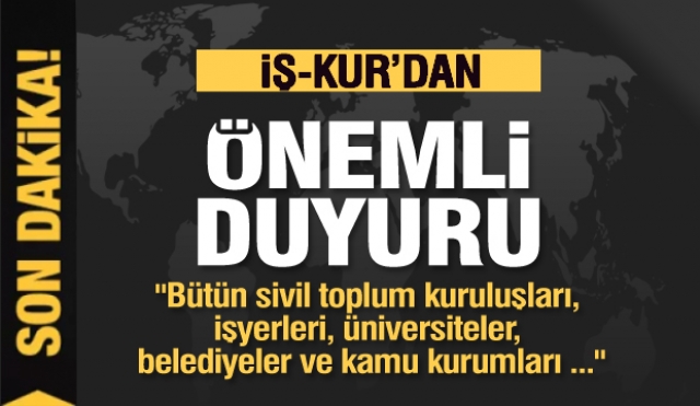 ISPARTA İŞKUR BASIN DUYURUSU