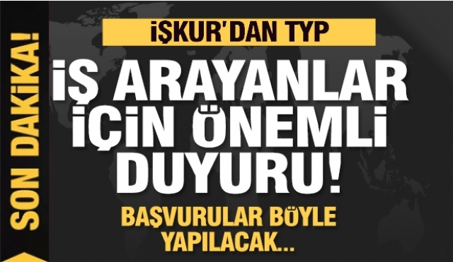 ISPARTA İŞKUR TYP DUYURUSU