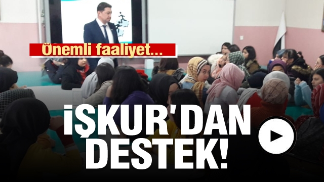 Isparta İŞKUR'dan meslek seçimine destek!