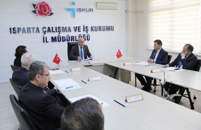 Isparta İstihdam ve Mesleki Eğitim Kurulu Toplantısı
