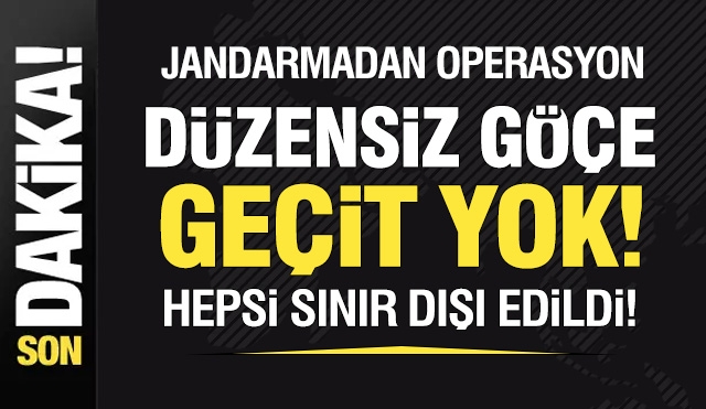 Isparta Jandarmasından D&uuml;zensiz G&ouml;&ccedil;e Ge&ccedil;it Yok