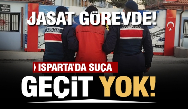 Isparta JASAT Görevde: şahıs yakalandı