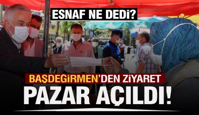 ISPARTA KARAAĞAÇ PAZARI AÇILDI - BAŞDEĞİRMEN'DEN ZİYARET '' ESNAFI MUTLU GÖRDÜK''