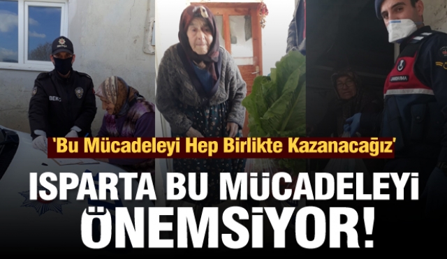 Isparta koronavirüsle mücadeleyi önemsiyor 