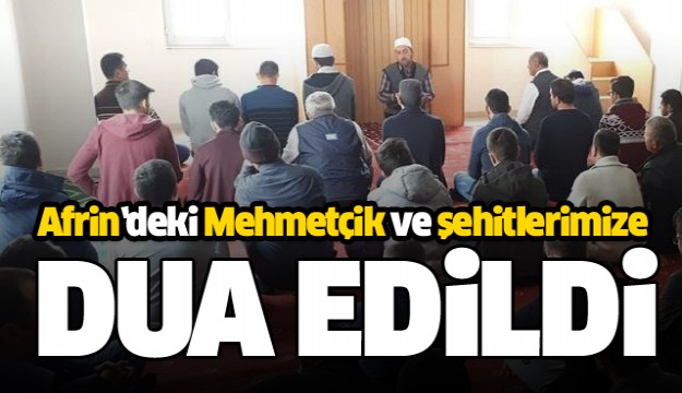 Isparta KYK’da Afrin’deki Mehmetçik ve şehitler için dua  edildi