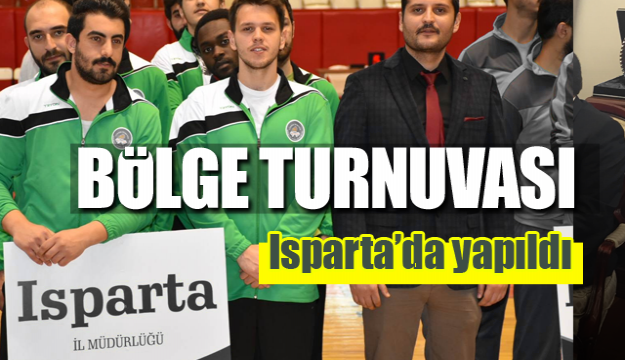 Isparta KYK ev sahipliğinde basketbol bölge turnuvası  