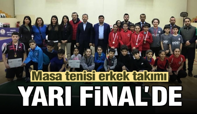 ISPARTA MASA TENİSİ ERKEK TAKIMIMIZ YARI FİNALDE