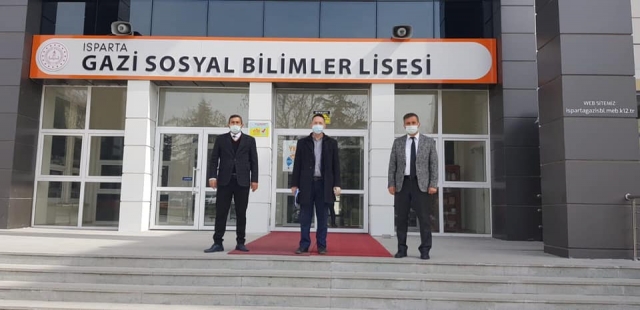 Isparta MEM okullarda denetim ve bilgilendirme yapıyor