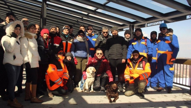 Isparta MEM'in Arama Kurtarma (MEM AKUB) sondalama ekibi