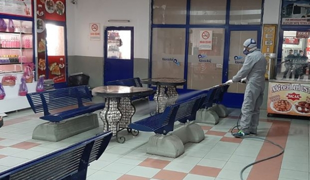 Isparta merkez ve ilçelerinde dezenfekte hassasiyeti