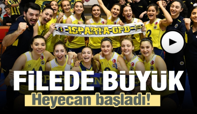 Isparta’nın ev sahipliğinde bugün müsabakalar başladı... Filede büyük heyecan
