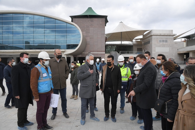 Isparta’nın kalbindeki ITKM inşaatının kültür merkezi bölümünde sona yaklaşıldı