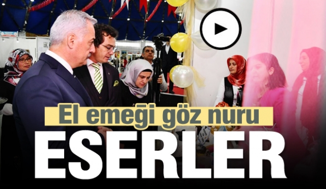 Isparta’nın Tüm El Emeği Göz Nuru Eserleri sergilendi