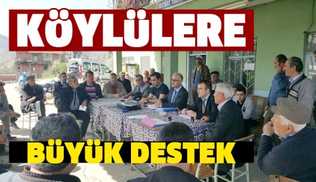 ISPARTA OGM'DEN KÖYLÜLERE BÜYÜK DESTEK!