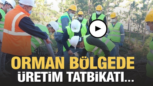 Isparta Orman Bölge'de Tatbikat!