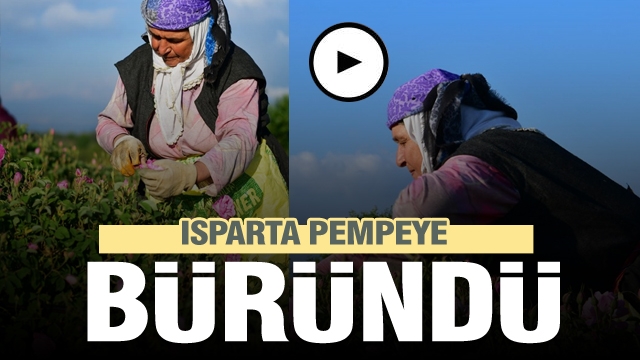 Isparta Pembeye Büründü