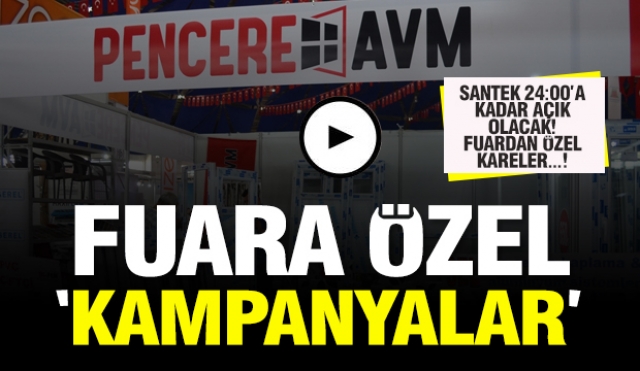 ISPARTA PENCERE AVM'DEN FUARA ÖZEL KAMPANYA