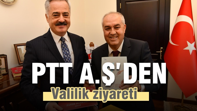 Isparta PTT'den personelinden Valilik ziyareti