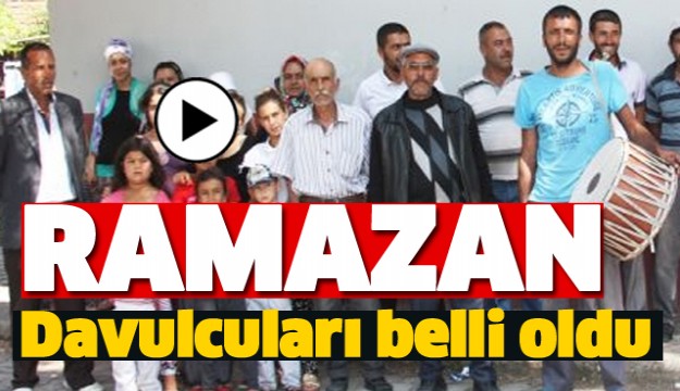 ISPARTA RAMAZAN DAVULCULARI BELLİ OLDU