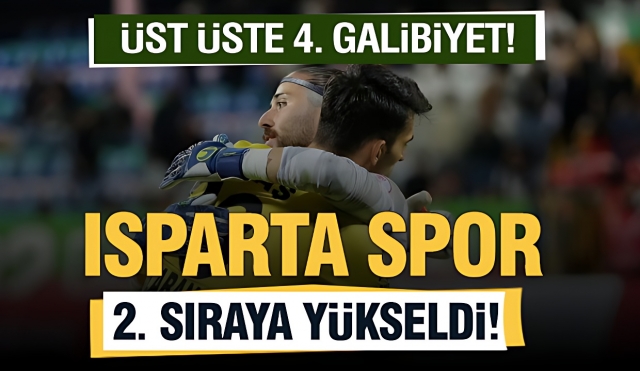 Isparta Spor, Üst Üste 4. Galibiyetini Elde Etti