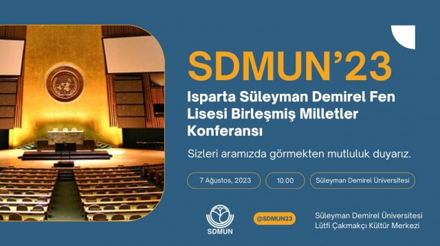 Isparta Süleyman Demirel Fen Lisesi SDMUN’23 ile Bir İlke Daha İmza Atıyor