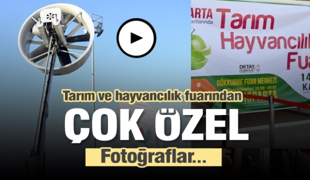 Isparta Tarım ve Hayvancılık Fuarından çok özel fotoğraflar!