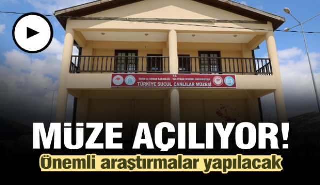 Isparta “Türkiye Sucul Canlılar Müzesi” Açılıyor
