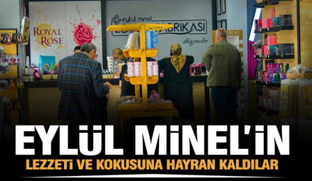 Isparta Uluslararası Gül Festivali’nde ‘Eylül Minel’in ürünleri tercih edildi