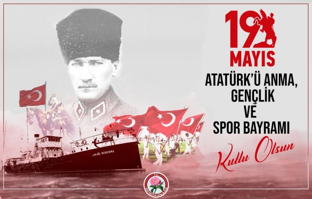 ​Isparta Vali Vekili Hamdullah Suphi ÖZGÖDEK’in
19 Mayıs Atatürk’ü Anma, Gençlik ve Spor Bayramı Mesajı