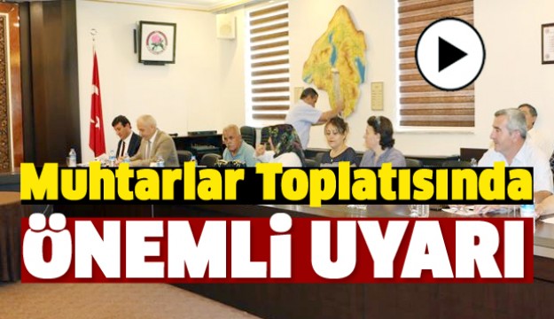 ISPARTA VALİLİĞİ'NDEN  UYARI GELDİ