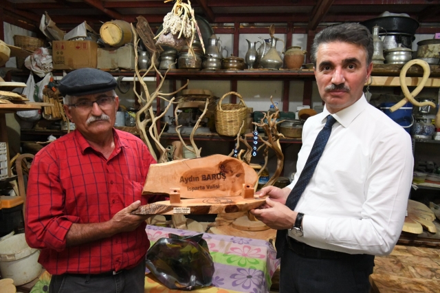 Isparta Valisi Baruş Sütçüler ilçesinde