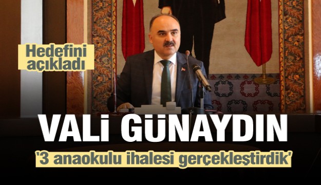 Isparta Valisi Günaydın: "Okullardaki  bakım ve onarım çalışmalarınında sona gelindi."   