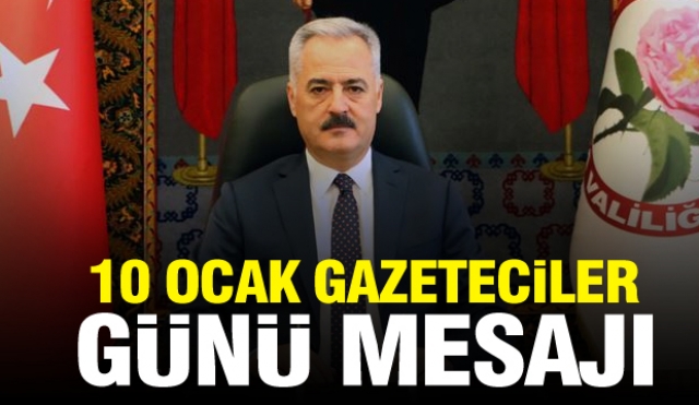 Isparta Valisi Ömer SEYMENOĞLU’nun
10 Ocak Çalışan Gazeteciler Günü Mesajı