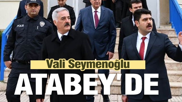 Isparta Valisi Seymenoğlu Atabey'de...