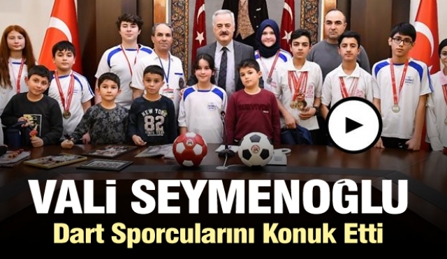 Isparta Valisi Seymenoğlu Dart Sporcularını Konuk Etti