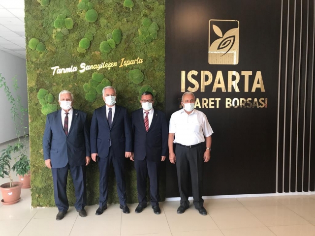 Isparta Valisi Seymenoğlu ITSO'yu ziyaret etti