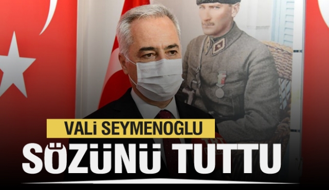 Isparta Valisi Seymenoğlu Sözünü Tuttu
