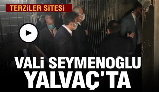 Isparta Valisi Seymenoğlu, Terziler Sitesi’nde İncelemelerde Bulundu