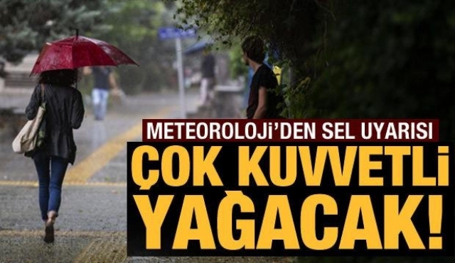 ISPARTA VE BURDUR İÇİN METEOROLOJİK UYARI